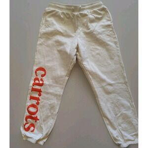 Carrots By Anwar Carrots Men's Wordmark Jogger Graphic Print Sweatpants Cream2XL